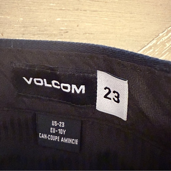 Volcom Blue Chino Shorts Mid-Length - Picture 4 of 5